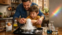 5 esperimenti scientifici in casa per bambini con oggetti comuni (facili e sicuri)