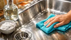 Come pulire il lavello in acciaio inox in 5 minuti e farlo tornare brillante