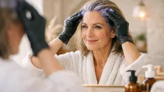 Come coprire i capelli grigi senza tinta permanente con lo shampoo tonalizzante