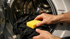 Il trucco della spugna in lavatrice per ridurre peli e lanugine sui capi