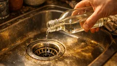 Aceto bianco nello scarico: come eliminare i cattivi odori dal lavandino in modo semplice