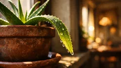 Cura dell’aloe vera in casa: la regola dei 3–4 cm per annaffiare senza errori